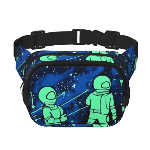 Bauchtasche, leuchtet im Dunkeln, klein, modisch, leicht, für Damen und Herren, Laufen, Workout, Wandern, Reisen Bauchtasche, leuchtet im Dunkeln, klein, modisch, leicht, für Damen und Herren, Laufen, Workout, Wandern, Reisen von KKLWEGU