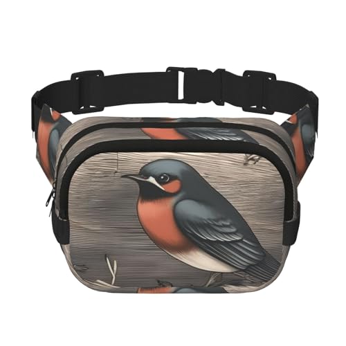Bauchtasche mit Schwalbe in Graphit, klein, modisch, Umhängetasche, leicht, für Damen und Herren, Laufen, Workout, Wandern, Reisen Bauchtasche mit Schwalbe in Graphit, klein, modisch, Umhängetasche, leicht, für Damen und Herren, Laufen, Workout, Wandern, Reisen von KKLWEGU