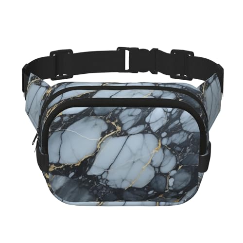Gürteltasche aus strukturiertem Marmor, klein, modisch, leicht, für Damen und Herren, Laufen, Workout, Wandern, Reisen von KKLWEGU
