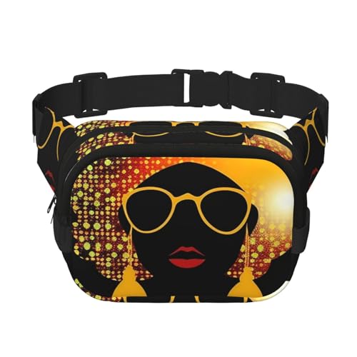 Gürteltasche für afrikanische Frauen, klein, modisch, leicht, für Damen und Herren, Laufen, Workout, Wandern, Reisen von KKLWEGU