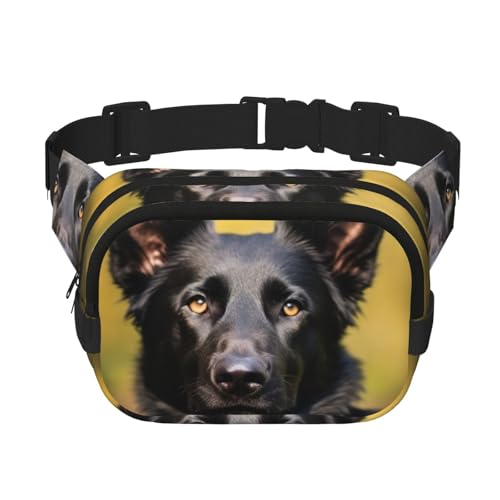 Gürteltasche mit deutschem Schäferhund, klein, modisch, leicht, für Damen und Herren, Laufen, Workout, Wandern, Reisen von KKLWEGU