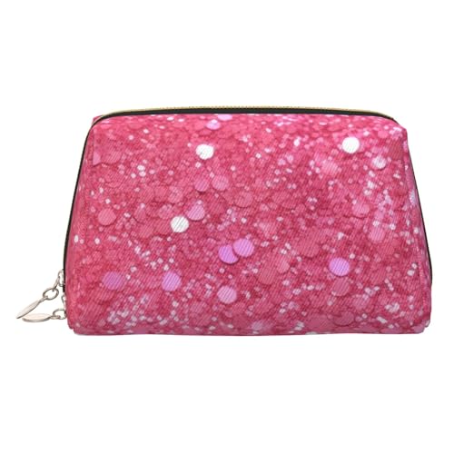 KKLWEGU Make-up-Tasche aus Leder, glitzernd, glitzernd, wasserdicht, kleine Make-up-Tasche, mit Reißverschluss, tragbar, Reise-Kulturbeutel für Damen und Mädchen, gold, Einheitsgröße KKLWEGU Make-up-Tasche aus Leder, glitzernd, glitzernd, wasserdicht, kleine Make-up-Tasche, mit Reißverschluss, tragbar, Reise-Kulturbeutel für Damen und Mädchen, gold, Einheitsgröße von KKLWEGU