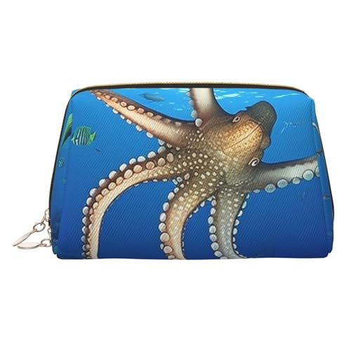 KKLWEGU Make-up-Tasche aus Leder, wasserdicht, Kosmetiktasche, Organizer, kleine Make-up-Tasche mit Reißverschluss, tragbare Reise-Kulturbeutel für Damen und Mädchen, gold, Einheitsgröße KKLWEGU Make-up-Tasche aus Leder, wasserdicht, Kosmetiktasche, Organizer, kleine Make-up-Tasche mit Reißverschluss, tragbare Reise-Kulturbeutel für Damen und Mädchen, gold, Einheitsgröße von KKLWEGU