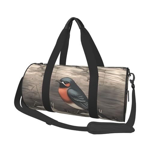 Reisetasche mit Schuhfach, leicht, Wochenendtasche, Scheunenschwalbe, Graphit, für Damen und Herren Reisetasche mit Schuhfach, leicht, Wochenendtasche, Scheunenschwalbe, Graphit, für Damen und Herren von KKLWEGU