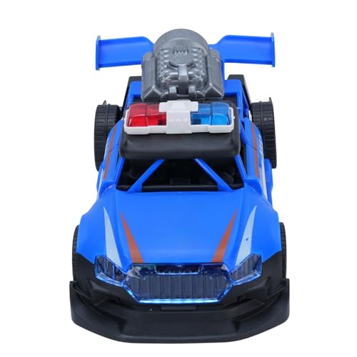 Kinder Spielzeugauto mit Sprühlicht Sound Universal Wheel Blendling Lichter Spielzeugauto für Mädchen (Blau) von KKPLZZ