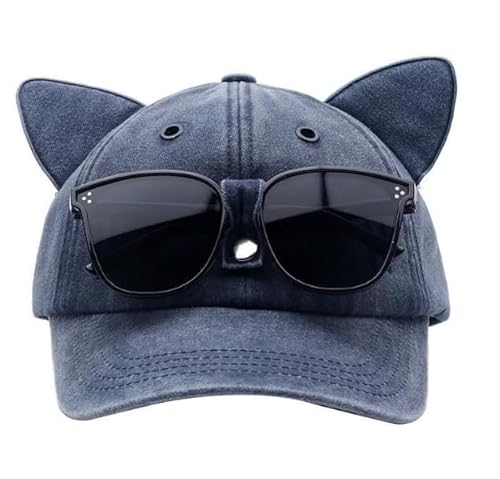 Baseball Cap Mädchen, Sonnenhut Kinder Mädchen Sommer Basecap Kinder Jungen und Sonnenbrille Set 100% UV Schutz Baseball Mütze ab 3 Jahren, Verstellbare Grosse von KKTONGXI