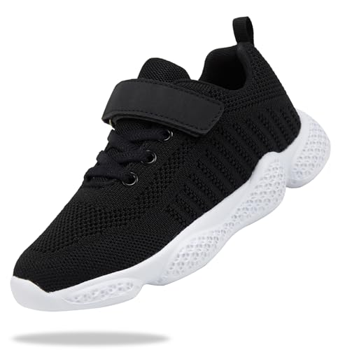 KKTOTO Kinderschuhe Jungen Sportschuhe Kinder Mädchen Laufschuhe rutschfest Leicht Hallenschuhe Klettverschluss Sneaker Mesh Atmungsaktiv Turnschuhe Ganz Schwarz 29 EU KKTOTO Kinderschuhe Jungen Sportschuhe Kinder Mädchen Laufschuhe rutschfest Leicht Hallenschuhe Klettverschluss Sneaker Mesh Atmungsaktiv Turnschuhe Ganz Schwarz 29 EU von KKTOTO