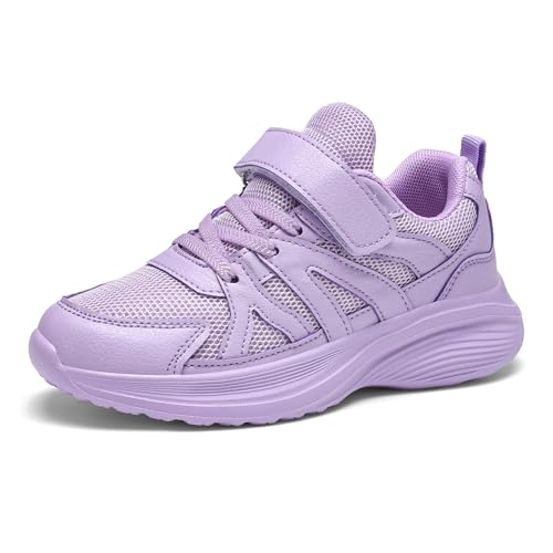 KKTOTO Schuhe Mädchen Sportschuhe Kinder Turnschuhe Kinderschuhe Freizeit Outdoor Hallenschuhe Laufschuhe Leicht Sneaker für Unisex-Kinder Lila 37 EU von KKTOTO