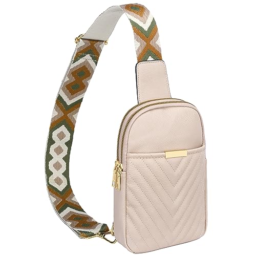 KKXIU Kleine Umhängetasche für Damen, trendige Bauchtasche, veganes Leder, Mini-Handy, Teenager-Geldbörse, 1-pink, s, Casual von KKXIU