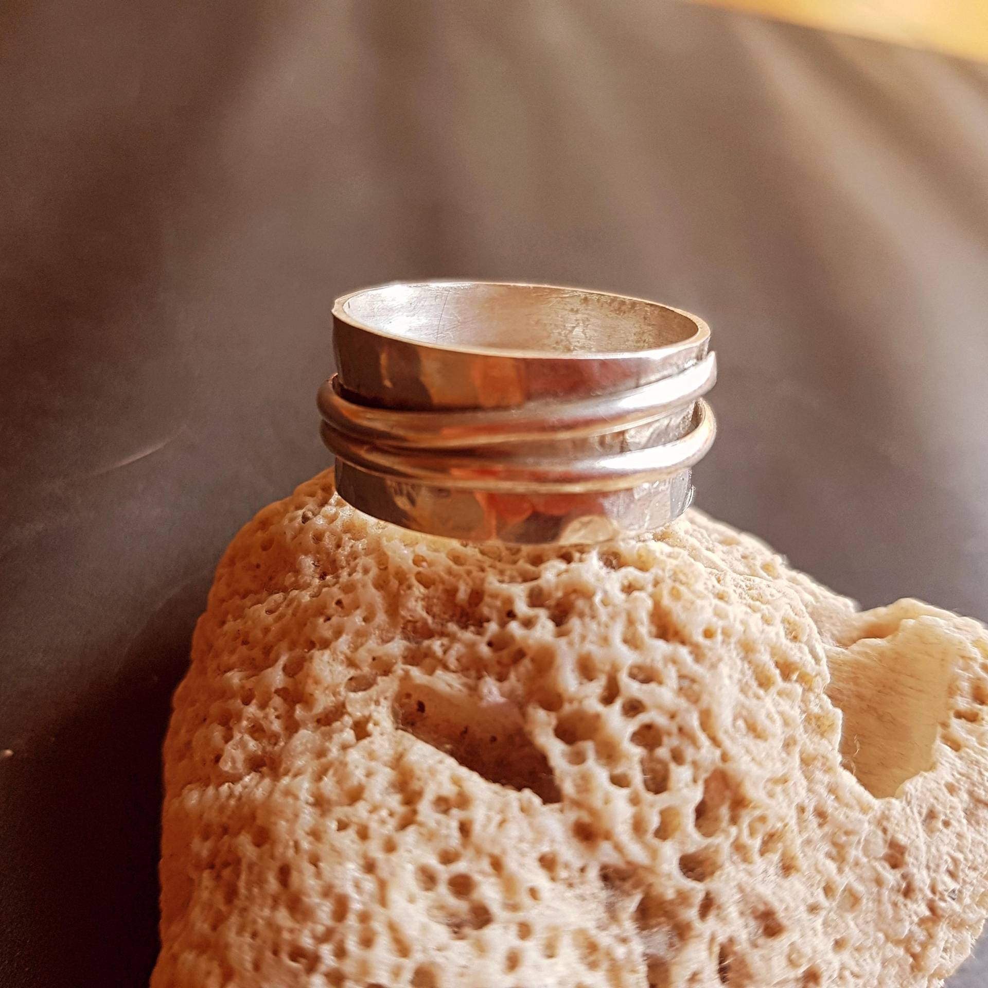 Männerring Silber, Hammerschlag Männerring Silber, Hammerschlag von KKdesignKreationen