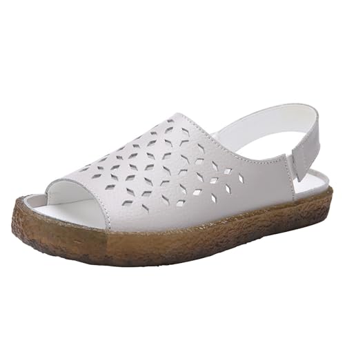 KKvoPiQ , hohl, einfarbig, weiche Sohle, leicht, rutschfest, atmungsaktiv, Freizeitschuhe Atmungsaktive Schuhe Damen Krankenhaus (Grey, 39) von KKvoPiQ