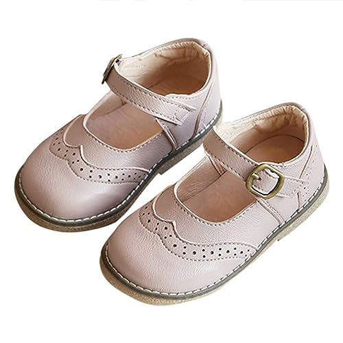 KKvoPiQ Prinzessinnen Schuhe Prinzessin Schuhe Weicher Boden Festlich Ballerina Schuhe Mädchen Abendschuhe Flache Schuhe Kinder Schuhe Loafers von KKvoPiQ