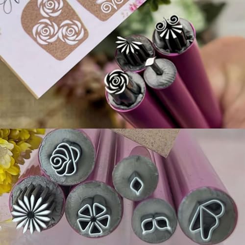 Nail Art Stamp Pens, Nail Art Stamp Pen Set, Flower Nail Stamp Pen, Nail Art Stamping Tool with Different Patterns, Nail Stamper Kit, Nail Art Dotting Tools for Women Nail Art Stamp Pens, Nail Art Stamp Pen Set, Flower Nail Stamp Pen, Nail Art Stamping Tool with Different Patterns, Nail Stamper Kit, Nail Art Dotting Tools for Women von KKwercv