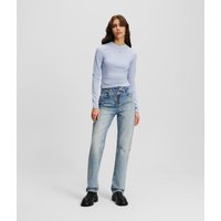 KL Jeans, Gerade Geschnittene Jeans Mit Hohem Bund Und Reissverschluss, Frau, Vintage hellblau, Größe: W30 L32 KL Jeans, Gerade Geschnittene Jeans Mit Hohem Bund Und Reissverschluss, Frau, Vintage hellblau, Größe: W30 L32 von KL Jeans