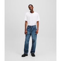 KL Jeans, Jeans Mit Legerer Passform, Mann, Visual Washed Dunkelblau, Größe: L32 von KL Jeans