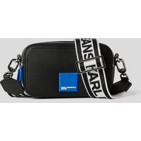 KL Jeans, Kameratasche Mit Logo-aufnäher, Frau, Schwarz, Größe: One size von KL Jeans