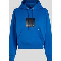 KL Jeans, Klj kapuzenpullover Mit Box-logo, Frau, KLJ BLUE, Größe: XM von KL Jeans