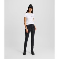 KL Jeans, Skinny-jeans Mit Hohem Bund Und Geteiltem Saum, Frau, SCHWARZ STONE WASHED, Größe: L2732 KL Jeans, Skinny-jeans Mit Hohem Bund Und Geteiltem Saum, Frau, SCHWARZ STONE WASHED, Größe: L2732 von KL Jeans