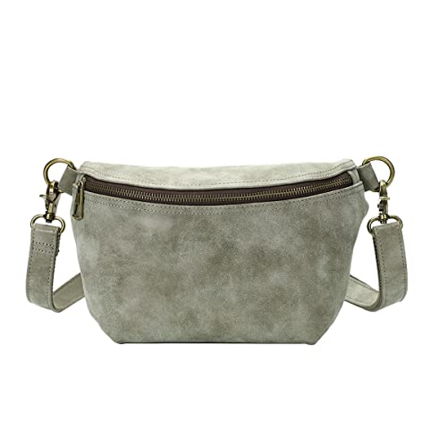 KL928 Damen Herren Unisex Hüfttasche Bauchtasche Brusttasche Medium aus weichem Kunstleder von KL928