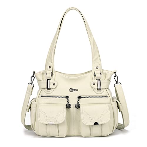 KL928 Tasche Damen Handtasche Umhängetaschen Damenhandtasche Schultertasche Lederhandtasche elegante Taschen hand taschen Henkeltaschen für frauen mit vielen fächern von KL928