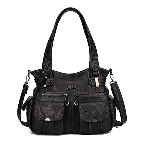 KL928 Tasche Damen Handtasche Umhängetaschen Damenhandtasche Schultertasche Lederhandtasche elegante Taschen hand taschen Henkeltaschen für frauen mit vielen fächern von KL928