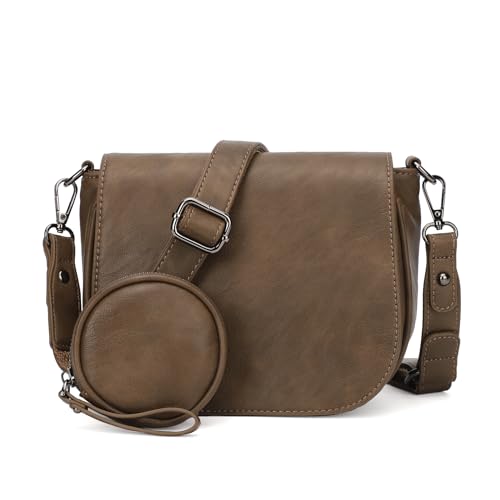 KL928 umhängetasche damen handtasche tasche schultertasche kleine Tasche damenhandtasche für Arbeit Einkaufen Reisen（khaki） von KL928