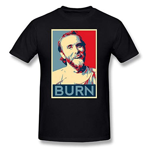 Burzum T Shirt Varg Vikernes Burn Basic Harajuku T Shirt Black L von KLA