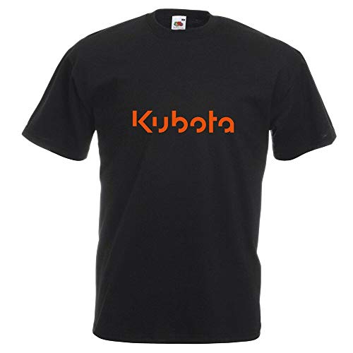 Kubota T Shirt Tractor Farming Gardening Black 3XL von KLA