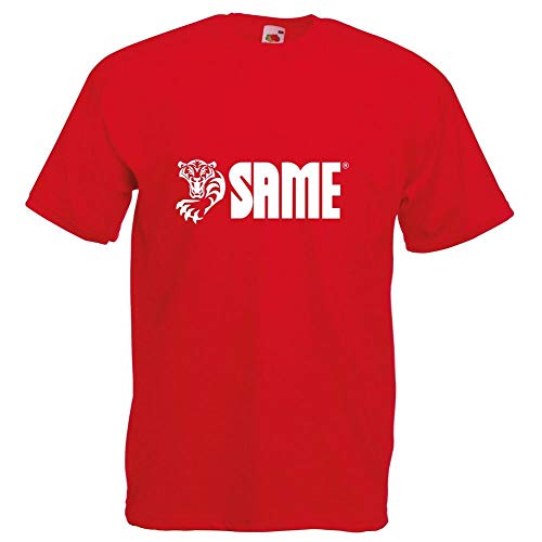 Same Tractor T Shirt Tractor Enthusiast Farming Etc Red M von KLA