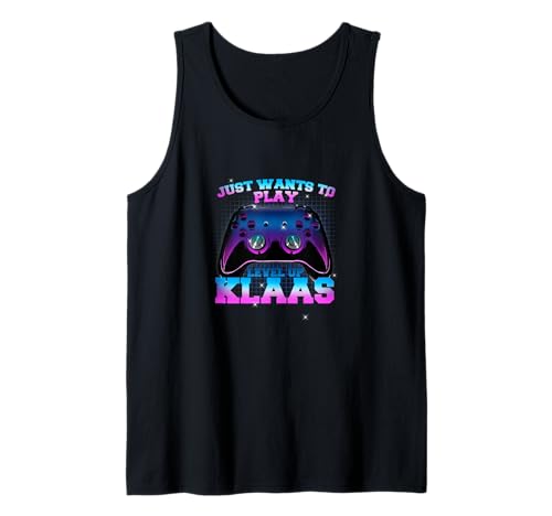Herren KLAAS - LEVEL UP mit Controller: WILL NUR SPIELEN Tank Top Herren KLAAS - LEVEL UP mit Controller: WILL NUR SPIELEN Tank Top von KLAAS Sohn Enkel Geburtstag Geschenkideen