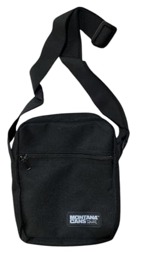 KLAMOTTEN STORE Pusherbag - Montana Cans Redbag - lässige Umhängetasche unisex - schwarz KLAMOTTEN STORE Pusherbag - Montana Cans Redbag - lässige Umhängetasche unisex - schwarz von KLAMOTTEN STORE