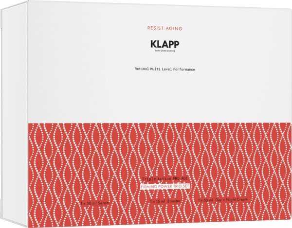 KLAPP Resist Aging Retinol Triple Action PRO AGE Power Trio Set KLAPP Resist Aging Retinol Triple Action PRO AGE Power Trio Set von KLAPP Skin Care Science