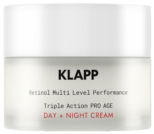 KLAPP Resist Aging Retinol Triple Action Pro Age Day + Night Cream 50 ml KLAPP Resist Aging Retinol Triple Action Pro Age Day + Night Cream 50 ml von KLAPP Skin Care Science