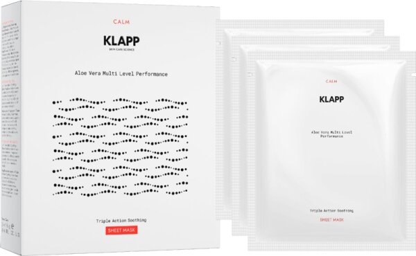 Klapp Cosmetics Triple Action Soothing Sheet Mask Klapp Cosmetics Triple Action Soothing Sheet Mask von KLAPP Skin Care Science