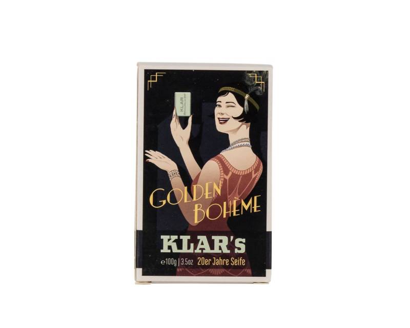KLAR Seifenmanufaktor Handseife Klar Seifen 20er Retro Seife Golden Bohème 100g, Cosmos zertifiziert KLAR Seifenmanufaktor Handseife Klar Seifen 20er Retro Seife Golden Bohème 100g, Cosmos zertifiziert von KLAR Seifenmanufaktor