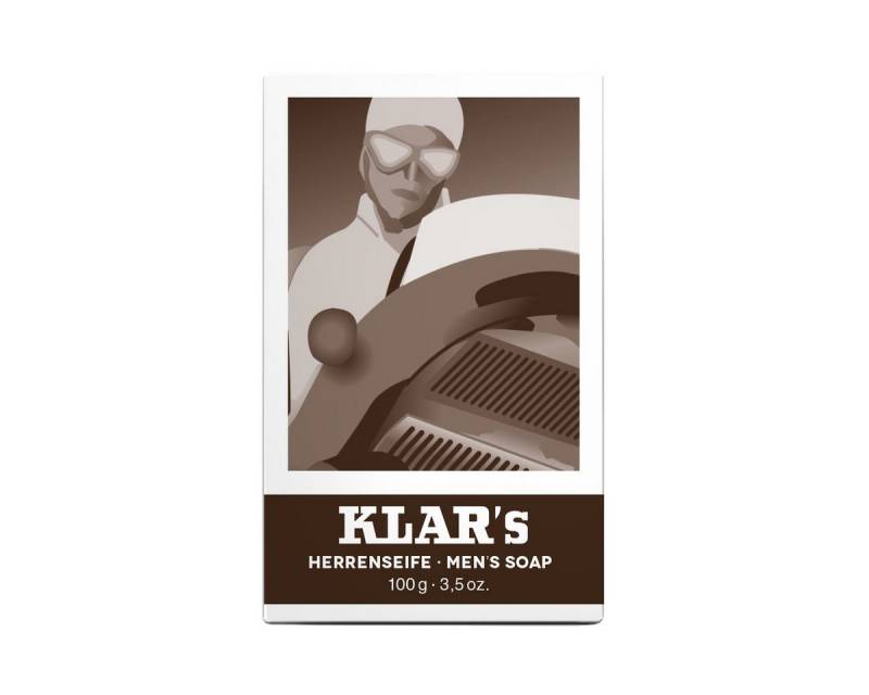 KLAR Seifenmanufaktor Handseife Klar Seifen Herrenseife 100g, Cosmos zertifiziert, palmölfrei KLAR Seifenmanufaktor Handseife Klar Seifen Herrenseife 100g, Cosmos zertifiziert, palmölfrei von KLAR Seifenmanufaktor