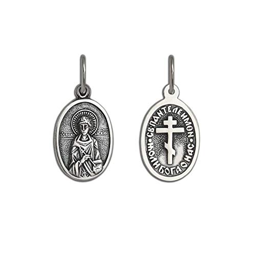 KLASSENCARAT Ikone Echt Silber 925 Ikoneanhänger Orthodoxe Religion Orthodox Ikone Anhänger Икона Образок Спаси и Сохрани für Damen und Herren von KLASSENCARAT