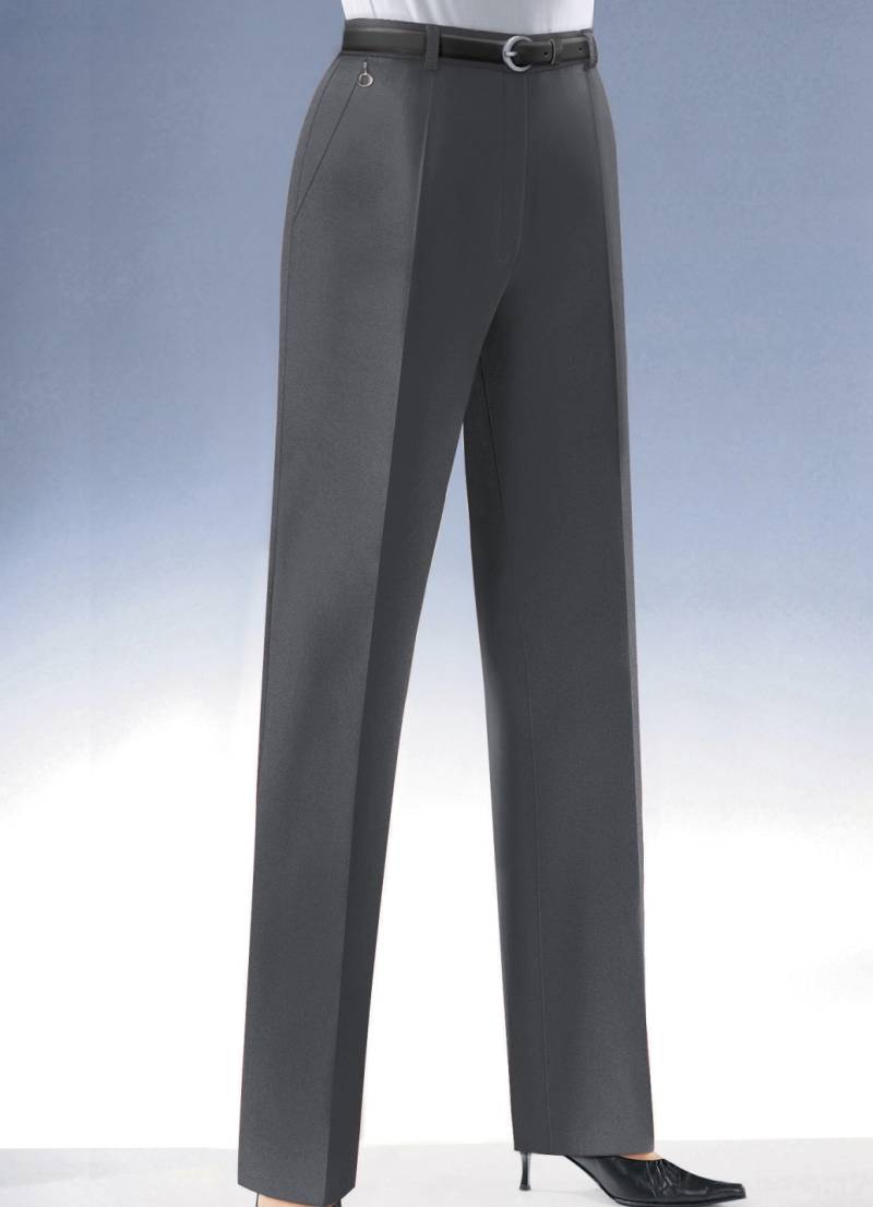 Klassische Hose, Dunkelgrau, Größe 48 von KLAUS MODELLE
