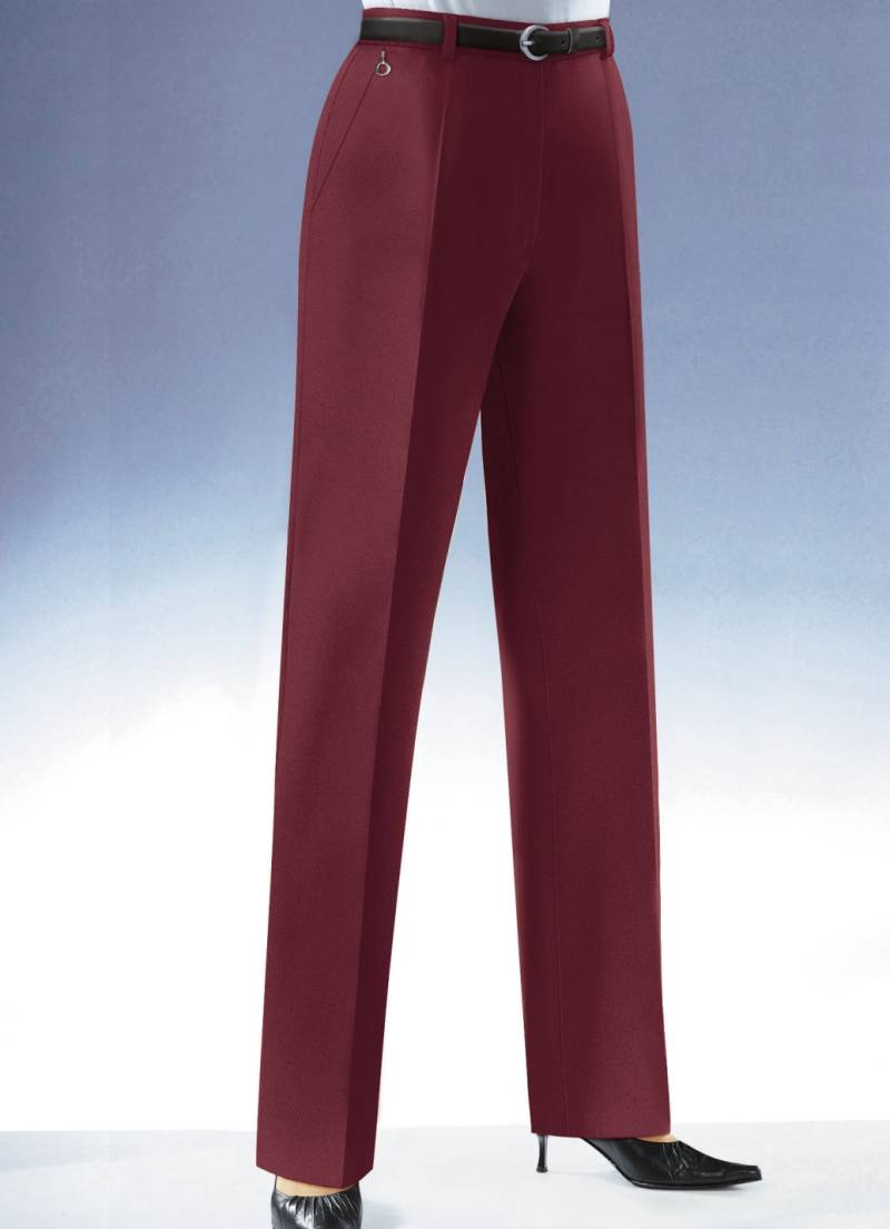 Hose in 7 Farben, Rubinrot, Größe 22 von KLAUS MODELLE