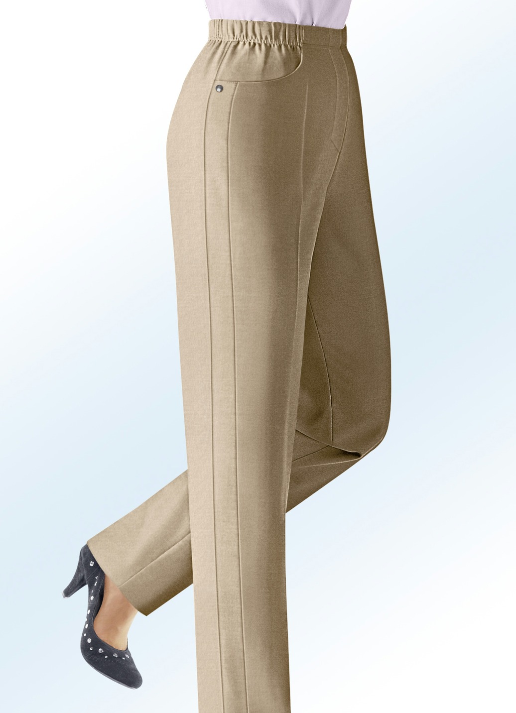 Hose in Schlupfform, Beige, Größe 235 Hose in Schlupfform, Beige, Größe 235 von KLAUS MODELLE