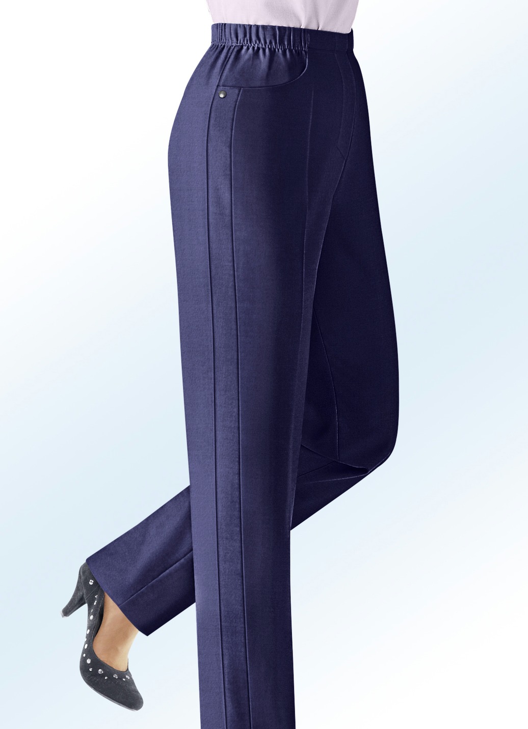 Hose in Schlupfform, Marine, Größe 26 Hose in Schlupfform, Marine, Größe 26 von KLAUS MODELLE