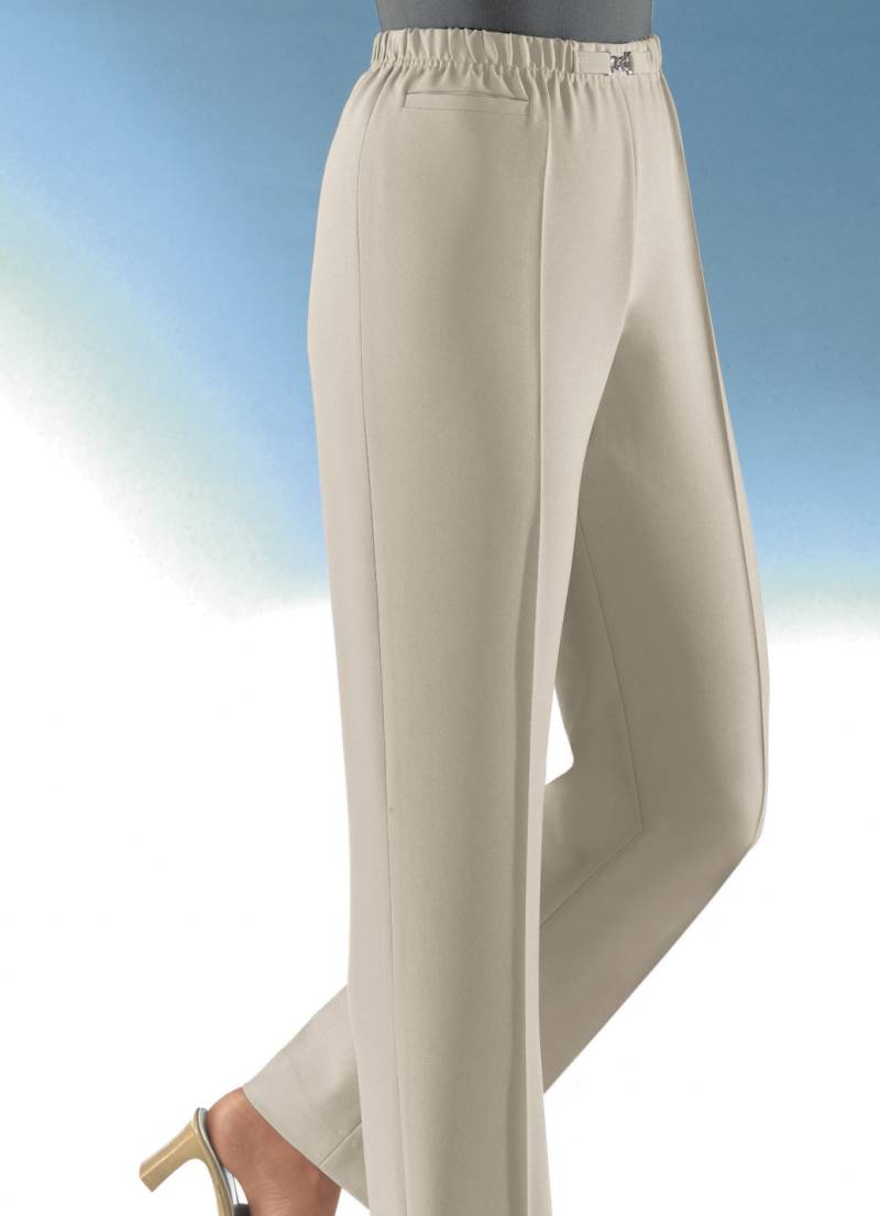 Hose in Schlupfform in 8 Farben, Hellbeige, Größe 26 von KLAUS MODELLE