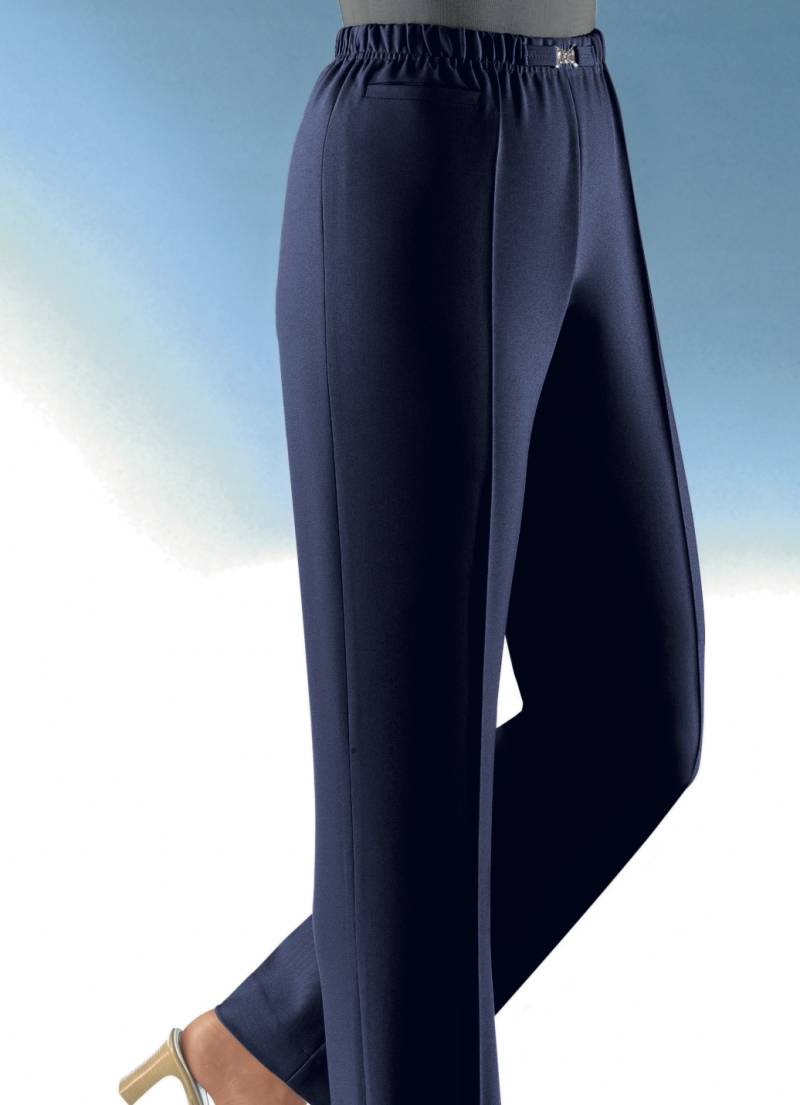 Hose in Schlupfform in 8 Farben, Marine, Größe 24 von KLAUS MODELLE