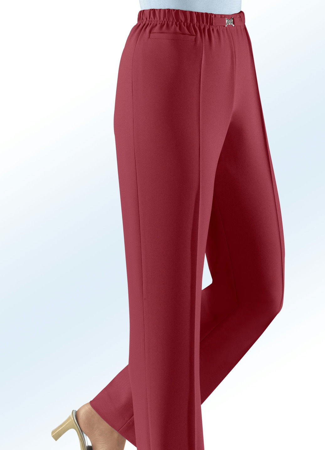 Hose in Schlupfform in 8 Farben, Ziegelrot, Größe 27 Hose in Schlupfform in 8 Farben, Ziegelrot, Größe 27 von KLAUS MODELLE