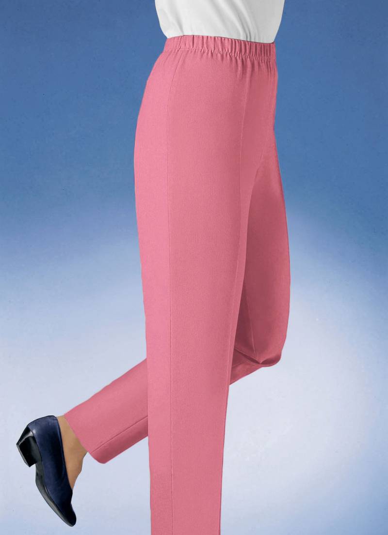 Hose in Schlupfform in 29 Farben, Koralle, Größe 38 von KLAUS MODELLE