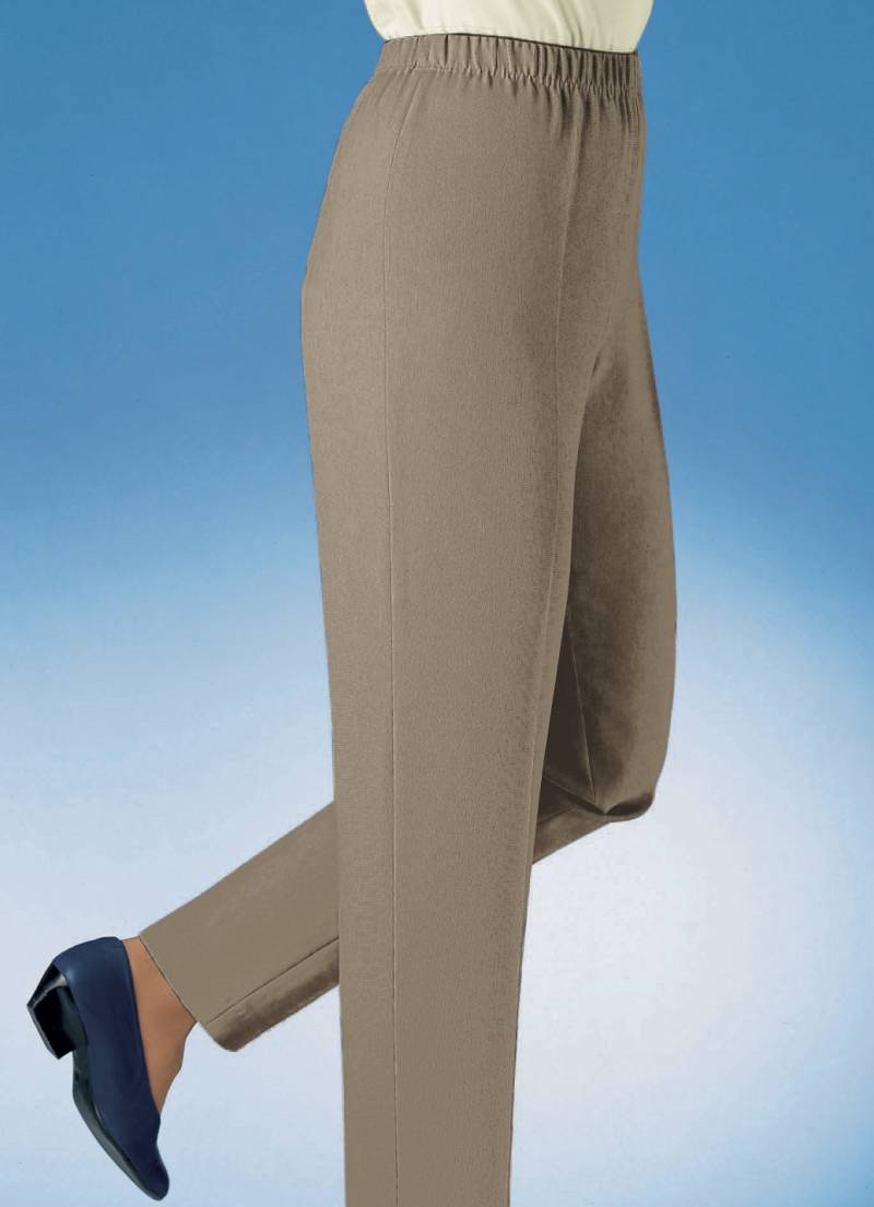 Hose in Schlupfform in 29 Farben, Hellbraun Mel., Größe 50 von KLAUS MODELLE