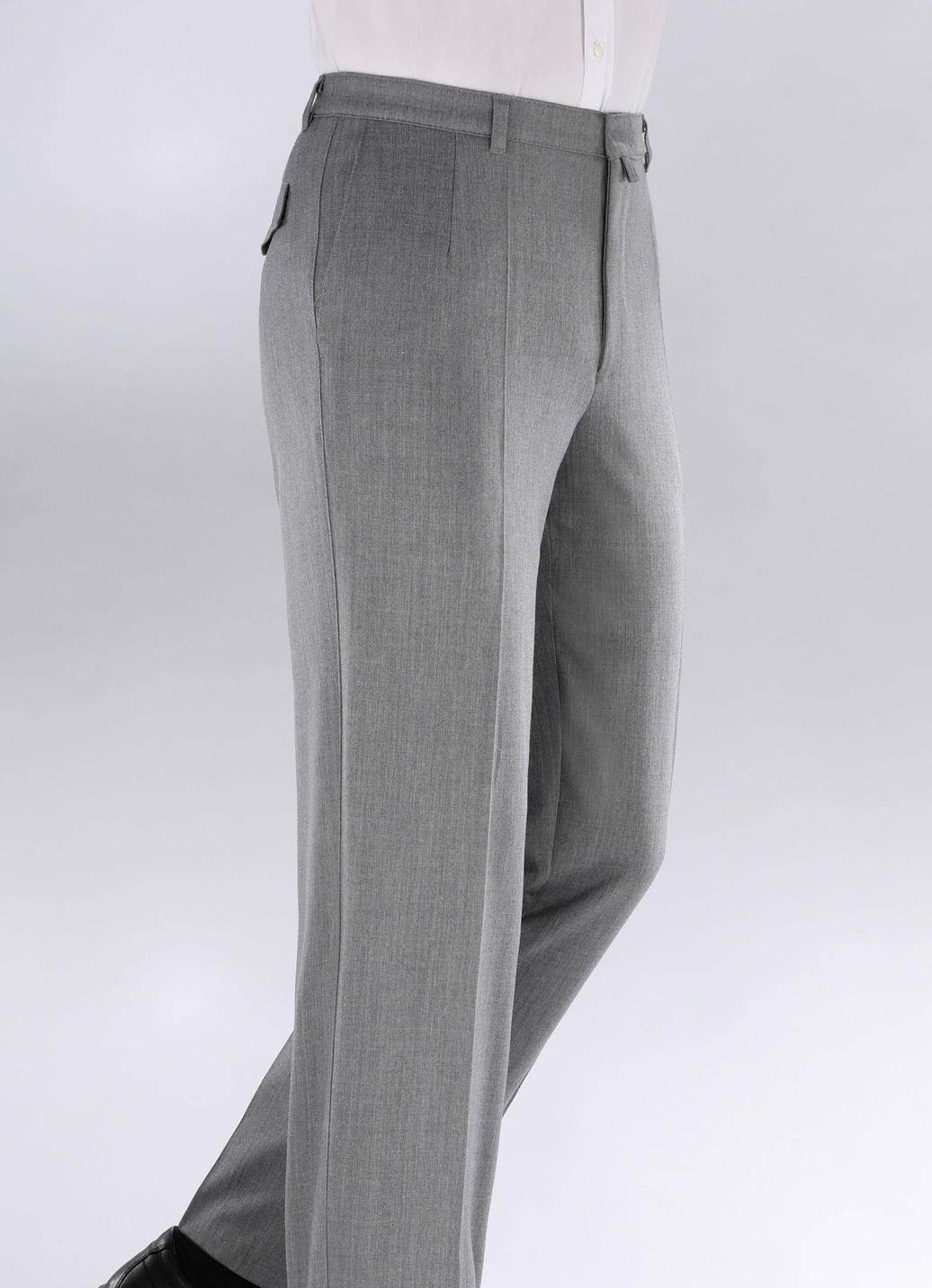 "Klaus Modelle"-Hose in 4 Farben, Mittelgrau Meliert, Größe 26 "Klaus Modelle"-Hose in 4 Farben, Mittelgrau Meliert, Größe 26 von KLAUS MODELLE