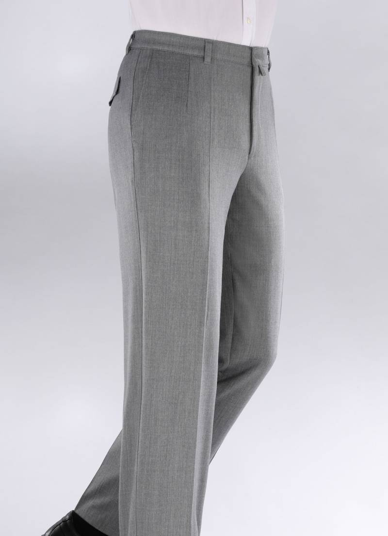 "Klaus Modelle"-Hose in 4 Farben, Mittelgrau Meliert, Größe 26 von KLAUS MODELLE