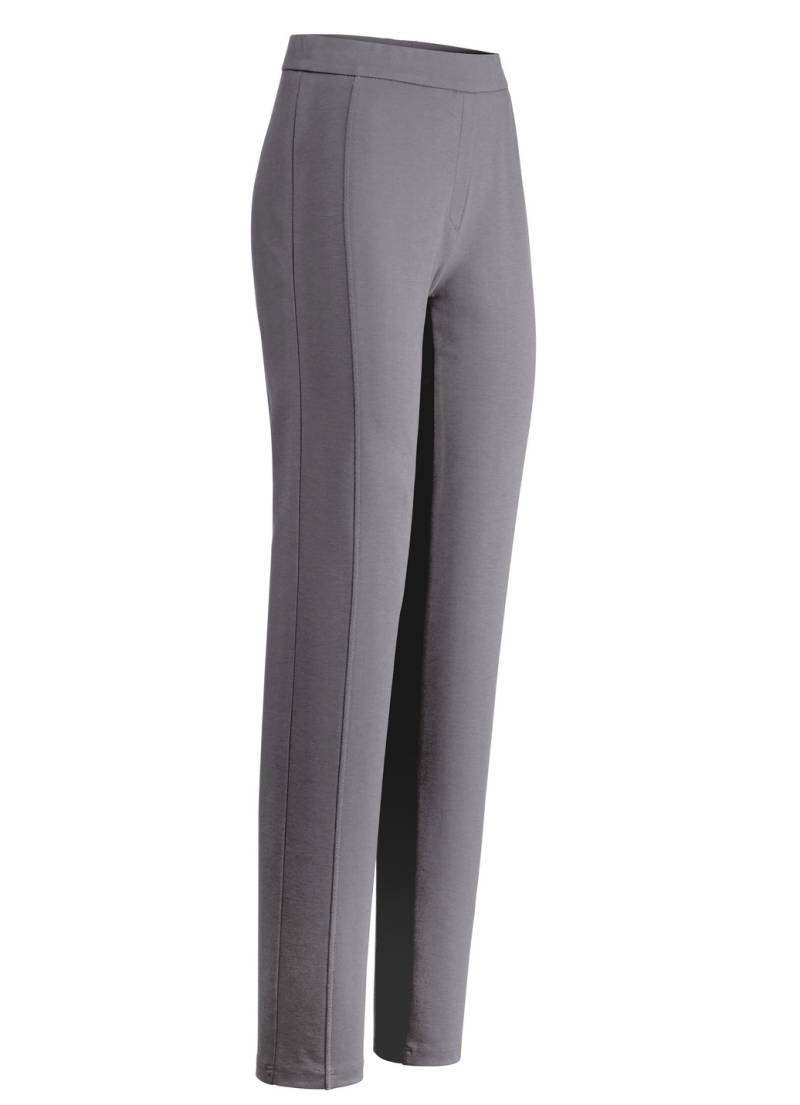 Hose mit figurgünstiger Teilungsnaht, Mittelgrau, Größe 20 von KLAUS MODELLE