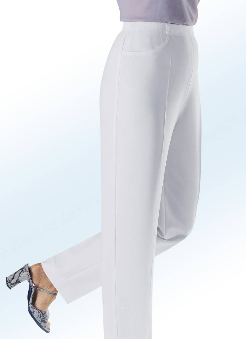 Hose mit praktischen Seitentaschen, Weiss, Größe 24 von KLAUS MODELLE